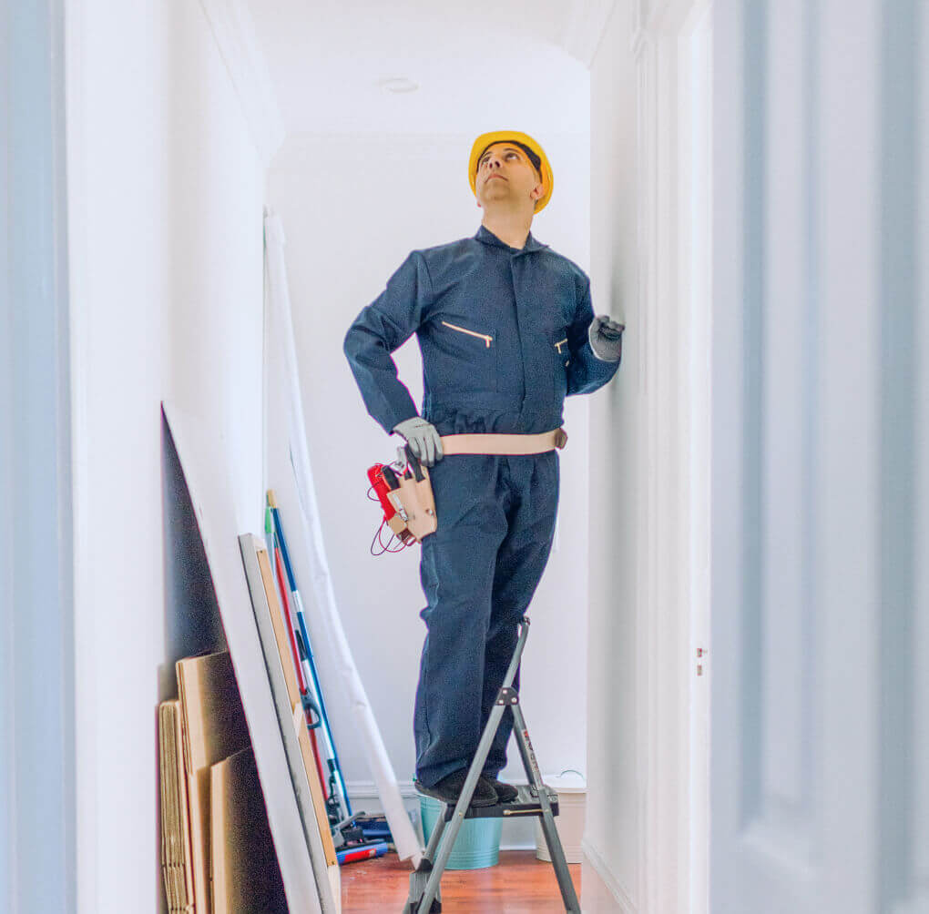 Handyman Services – Carlsbad Home Services Handyman providing home repair services in hallway