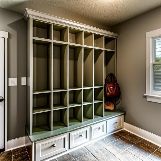 Mudroom Addition – Carlsbad Room Additions Mudroom and entry addition in a Carlsbad home with built-in storage